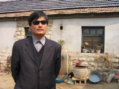 Hatte sich in die US-Botschaft in Peking geflüchtet: Der chinesische Dissident Chen Guangcheng. Foto: /www.ChinaAid.org Dissident Chen Guangcheng