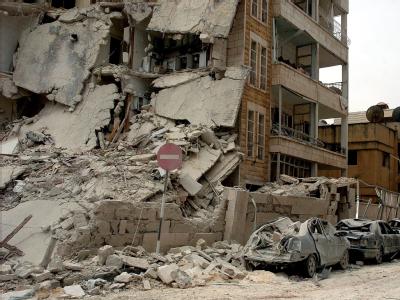 Bei zwei Sprengstoffanschlägen in der syrischen Stadt Idlib sind mehrere Menschen getötet worden. Foto: Syrian Arab News Agency SANA Sprengstoffanschläge in Idlib