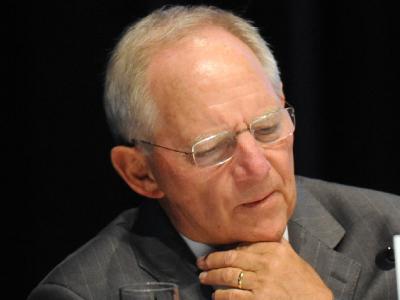 Bundesfinanzminister Wolfgang Schäuble (CDU) warnt die griechischen Parteien vor einer Wählertäuschung in Zusammenhang mit dem Euro. Foto: Maurizio Gambarini Schäuble