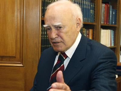 Griechenlands letzte Hoffung? Staatspräsident Karolos Papoulias. Foto: Simela Pantzartzi Staatspräsident Papoulias
