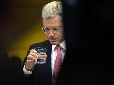 Verlierer: Der nordrhein-westfälische Spitzenkandidat der CDU, Norbert Röttgen, am Wahlabend. Foto: Marius Becker Norbert Röttgen