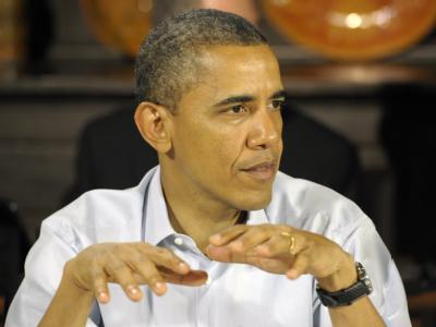 US-Präsident Barack Obama rief beim G8-Gipfel dazu auf, den Druck auf den Iran aufrecht zu erhalten. Foto: Michael Gottschalk Obama