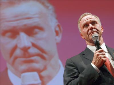 «Man konnte spüren, dass die Mannschaft dieses Spiel eigentlich gewinnen wollte»: Bayerns-Vortandschef Karl-Heinz Rummenigge. Foto: Alexander Hassenstein. Rummenigge