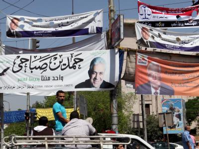 Wahlplakate in Kairo. Foto: Khaled Elfiqi/Archiv Wahlen in Ägypten