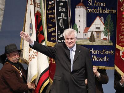 Bayerns Ministerpräsident Horst Seehofer auf dem 63. Sudetendeutschen Tag in Nürnberg. Das Motto des Sudetendeutschen Tages lautet 63. Sudetendeutscher Tag