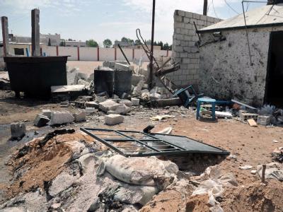 Kein Ende der Kämpfe in Syrien: Zerstörungen in einer Vorstadt von Damaskus. Foto: SANA/ Archiv Zerstörung