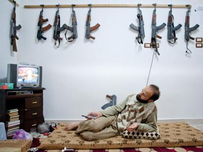 Noch halten die Rebellen in Syrien still. Foto: Vedat Xhymshiti Freie Syrische Armee
