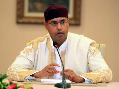 Die libysche Übergangsregierung will dem Gaddafi-Sohn Saif al-Islam im eigenen Land den Prozess machen. Foto: Sabri Elmhedwi Saif al-Islam Gaddafi