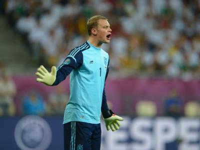 Nationaltorhüter Manuel Neuer hielt den Sieg fest. Foto: Andreas Gebert Rückhalt