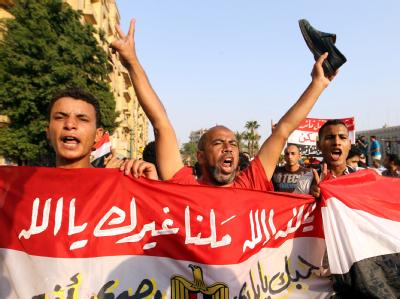 Jetzt schon steht fest, dass die Mehrheit der Bevölkerung mit dem Ergebnis der Stichwahl unzufrieden sein wird. Foto: Khaled Elfiqi Protestdemonstration auf dem Tahrir-Platz