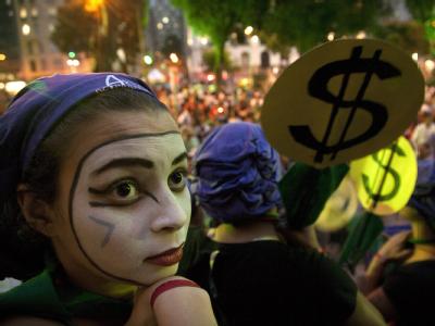 Protest gegen einen Protest beim Rio+20-Gipfel