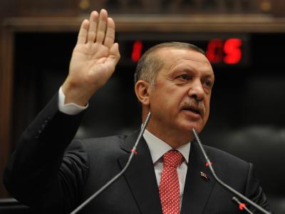 «Wir werden auf alle Gesetzesverletzungen an unseren Grenzen reagieren»: Der türkische Ministerpräsident Recep Tayyip Erdogan. Foto: Cem Özdel Erdogan