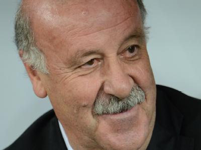 Spaniens Nationaltrainer Vicente del Bosque genoss den «historischen Moment». Foto: Thomas Eisenhuth Erfolgscoach