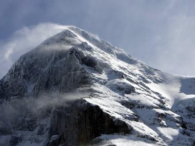 Der Eiger im Berner Oberland. Foto: Urs Flüeler Eiger