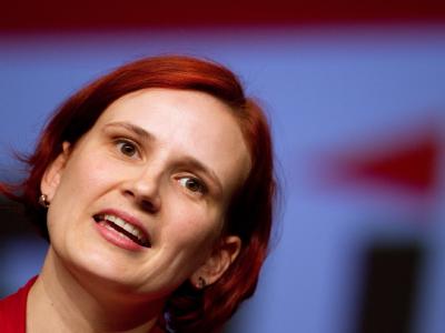 Die Parteivorsitzende der Partei Die Linke, Katja Kipping: Die neue Führung der Linkspartei will zusammen mit SPD und Grünen regieren - und damit einen politischen Kurswechsel durchsetzen. Foto: Friso Gentsch/Archiv Katja Kipping