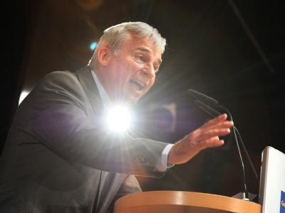 Thomas Strobl, Landesvorsitzender der CDU Baden-Württemberg, ging mit Stefan Mappus hart ins Gericht. Foto: Uli Deck Thomas Strobl