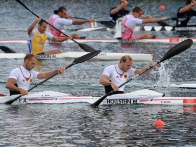 Nach einer Aufholjagd holten Martin Hollstein (r) und Andreas Ihle Bronze. Foto: Peter Kneffel Zweite