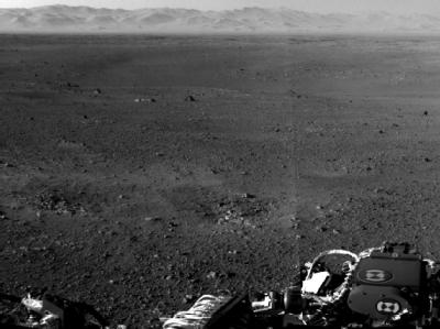 Der Rover «Curiosity» schickt immer bessere Fotos vom Mars und lässt damit Wissenschaftler jubeln. Die hügelige Landschaft erinnert an die Erde. Foto: Nasa/JPL-Caltech/MSSS Marslandschaft