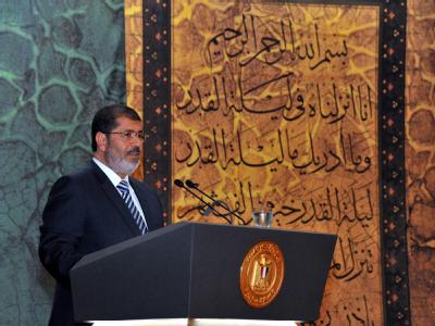 Ägyptens Präsident Mursi hat überraschend die Militärführung in den Ruhestand versetzt. Foto: Egyptian Presidency Ägyptens Präsident Mursi