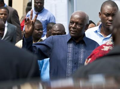 Die Partei des langjährigen Präsidenten José Eduardo dos Santos hat erneut die Wahlen im südwestafrikanischen Angola gewonnen. Foto: Paulo Novais Jose Eduardo dos Santos