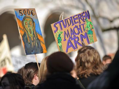 Protest gegen Studiengebühren
