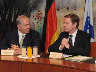 Außenminister Guido Westerwelle ist mit Ministerpräsident Benjamin Netanjahu zusammengetroffen. Westerwelle und Netanjahu