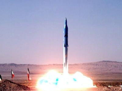 Test einer iranischen Mittelstreckenrakete (Foto vom 20.5.2009). Iran testet Mittelstreckenrakete