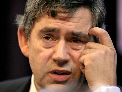 Premierminister Gordon Brown. Sein Wirtschaftsminister hält ihn für eine «physisch und psychisch befangene Person». (Archivbild) Brown unter Druck