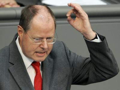 Immer für Polemik gut: Bundesfinanzminister Peer Steinbrück (SPD). Steinbrück