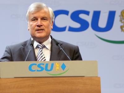 Der CSU-Vorsitzende Horst Seehofer auf dem Parteitag der Christlich Sozialen Union (CSU). CSU-Parteitag in Nürnberg