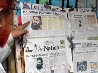 Nach dem Tod des pakistanischen Taliban-Chefs Baitullah Mehsud ist ein heftiger Machtkampf um seine Nachfolge entbrannt. Medienecho auf Tod von Taliban-Chef