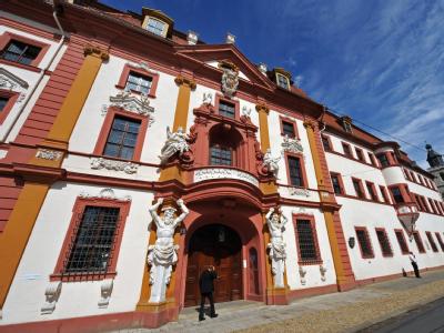 Die Thüringer Staatskanzlei in Erfur, Amtssitz des Ministerpräsidenten. Thüringer Staatskanzlei