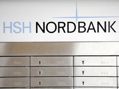 Die finanziell angeschlagene HSH Nordbank steht in der Kritik. Logo der HSH Nordbank