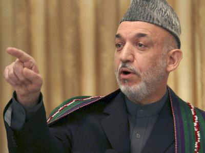 Der umstrittene afghanische Präsident Hamid Karsai strebt eine Versöhnung mit den Taliban an. Hamid Karsai
