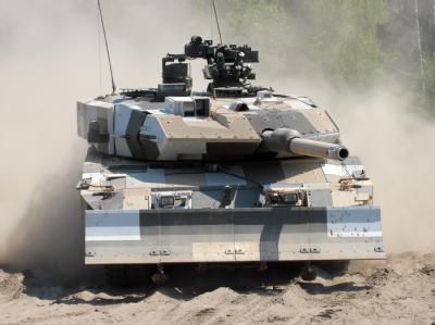Krauss-Maffei baut Kampfpanzer vom Typ Leopard 2. Foto: KMW Kampfpanzer Leopard 2