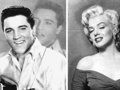 Elvis Presley und Marilyn Monroe sind bis heute unsterblich. Nun ist Popstar Michael Jackson im Reich jener Legenden angekommen, die der frühe Tod noch größer machte. (Archivfotos) Stars und ihr Mythos