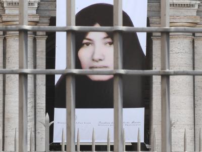 Protest gegen die Steinigung von Sakineh Mohammad-Aschtiani. Teheran wirft den beiden verhafteten Deutschen Spionage vor. Sakineh Mohammad-Aschtiani