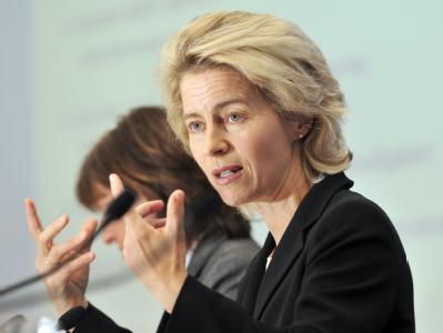 Bundesfamilienministerin Ursula von der Leyen spart nicht mit Kritik. Ursula von der Leyen