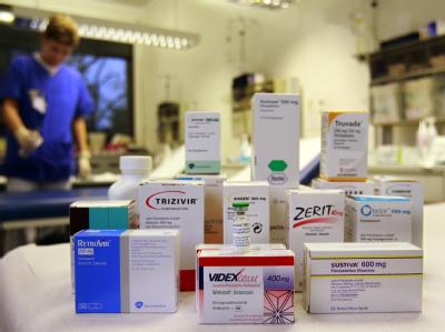 HIV-Medikamente in der Aids-Ambulanz in Frankfurt am Main (Archiv). Medikamente