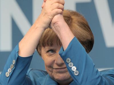 Wir erneut für die Union als Kanzlerkandidaten bei der kommenden Bundestagswahl antreten: Bundeskanzlerin Angela Merkel. Foto: Caroline Seidel/Archiv Merkel