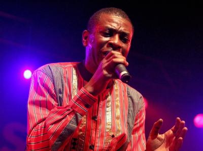 Der senegalesische Sänger Youssou N'Dour wollte bei den Präsidentenwahlen im Februar gegen Amtsinhaber Wade antreten. Foto: Daniel Karmann/ Archiv Youssou N'Dour