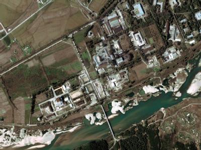 Satellitenfoto des nordkoreanischen Atomreaktors bei Yongbyon (Archiv). Atomanlage in Yongbyon