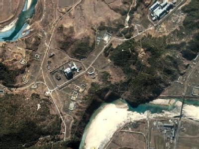 Satellitenbild einer Atomanlage in Nordkorea (Archivbild). Nordkoreanischer Atomkomplex