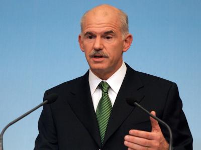 Der griechische Ministerpräsident Giorgos Papandreou. Papandreou