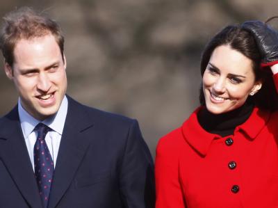 Prinz William und Kate Middleton beim Besuch der Universität in St. Andrews: «Enkelsohn mit großen Zähnen heiratet schmallippige Schrippe.» (Archiv) William und Kate