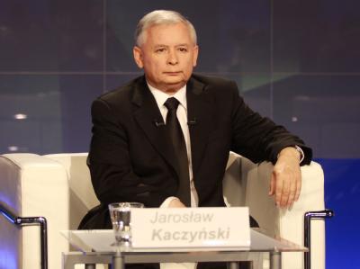 Wandelte sich im Wahlkampf vom Saulus zum Paulus: Jaroslaw Kaczynski, Zwillingsbruder des verstorbenen Lech. Jaroslaw Kaczynski
