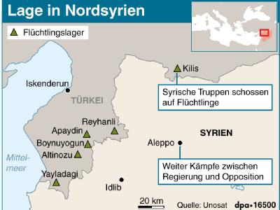 Nach der Eskalation an der Grenze zur Türkei hofft die Opposition auf eine baldige Schutzzone. Foto: A. Brühl Lage in Nordsyrien