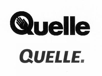 Das alte und das neue Quelle-Logo. Quelle-Logo