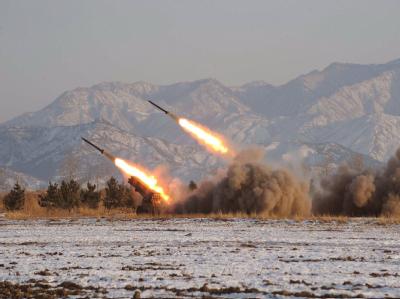 Bei den Angriffen durch Nordkorea (hier ein Archivbild) sind womöglich vier südkoreanische Soldaten verletzten worden. Nordkoreanische Raketen