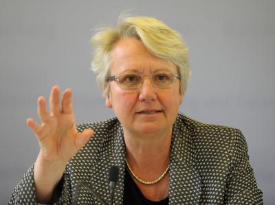 Bundesbildungsministerin Annette Schavan: «Der Bund hat alle Zusagen eingehalten - auch langfristig.» Archivfoto: Soeren Stache dpa Annette Schavan